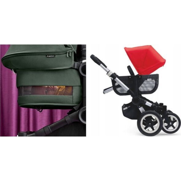 Wózek Bugaboo Bugaboo Donkey 5 Mono universalus vežimėlis, Black/Midnight Black-Midnight Black