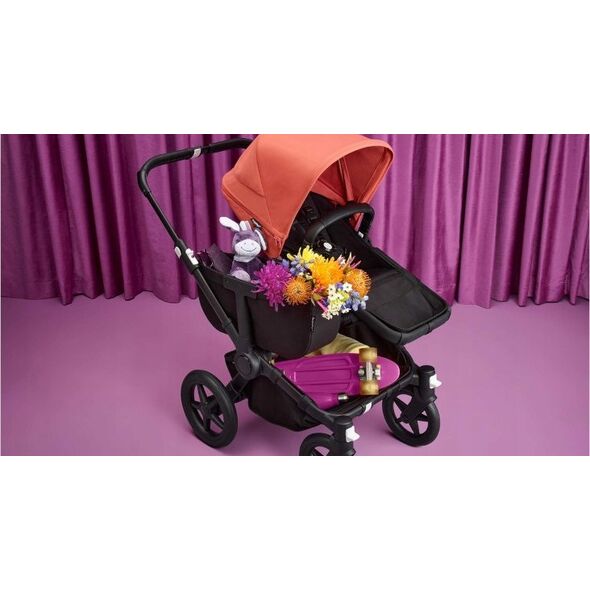 Wózek Bugaboo Bugaboo Donkey 5 Mono universalus vežimėlis, Black/Midnight Black-Midnight Black