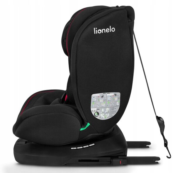 Automobilinė kėdutė Lionelo Bastiaan I-size, 0-36 kg, Black Red