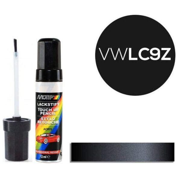 ΒΑΦΗ MOTIP ΜΑΥΡΟ 951010 ΜΕΤΑΛΛΙΚΟ 12ML