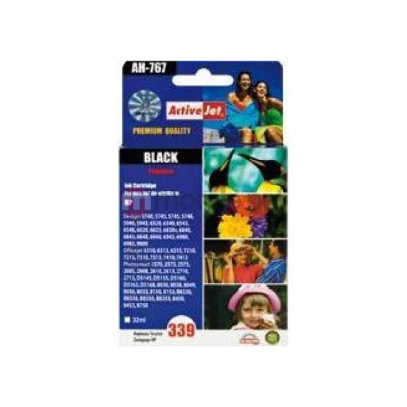Μελάνι Activejet μελάνι AH-339R / C8767EE αρ 339 (μαύρο)
