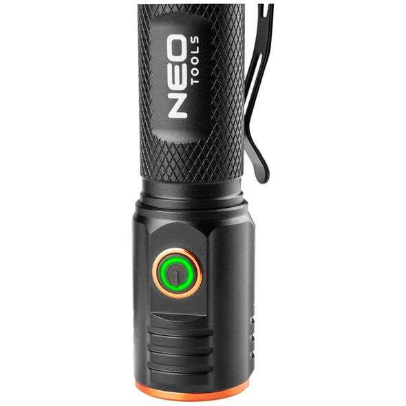 Φακός Neo Φακός επαναφορτιζόμενος USB C 2000 lm CHN LED 99-067