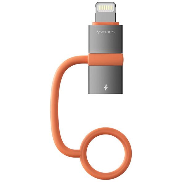 Αντάπτορας 4smarts USB-C σε Lightning PD 27W γκρι 2τμχ