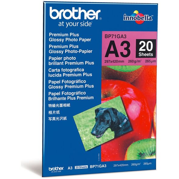 Φωτογραφικό χαρτί Brother για εκτυπωτή A3 (BP71GA3) 232786 4977766658409