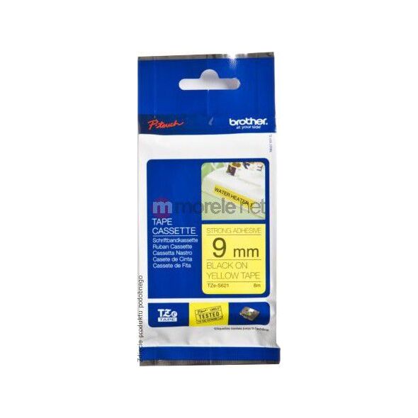 Brother ταινία κίτρινη TZ-S621 μαύρη εκτύπωση