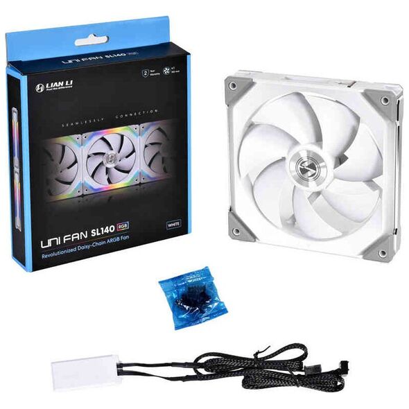 Ανεμιστήρας Lian Li SL140 Λευκός (UF-SL140-1W)