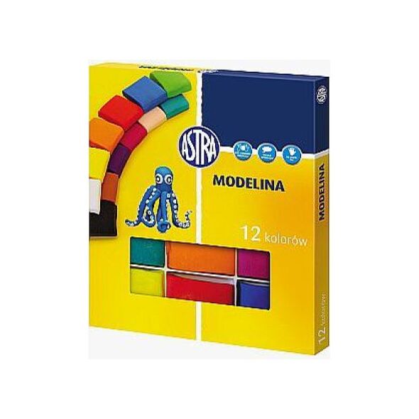 Astra Πλαστελίνη 12 χρώματα