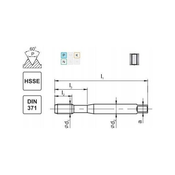 Fanar THREAD M 5 DIN-371B (6G) HSSE 800