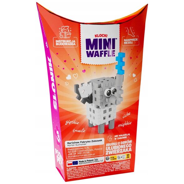 *****Μίνι τουβλάκια βάφλες PocketPets Ελέφαντας 07023