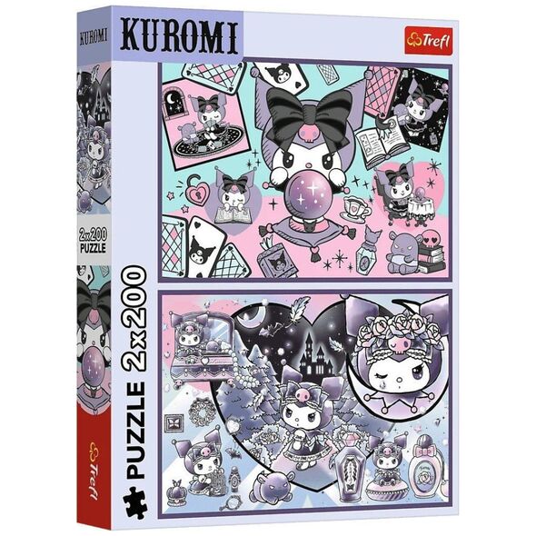 Παζλ 2x200 κομμάτια Kuromi psoty Hello Kitty Trefl