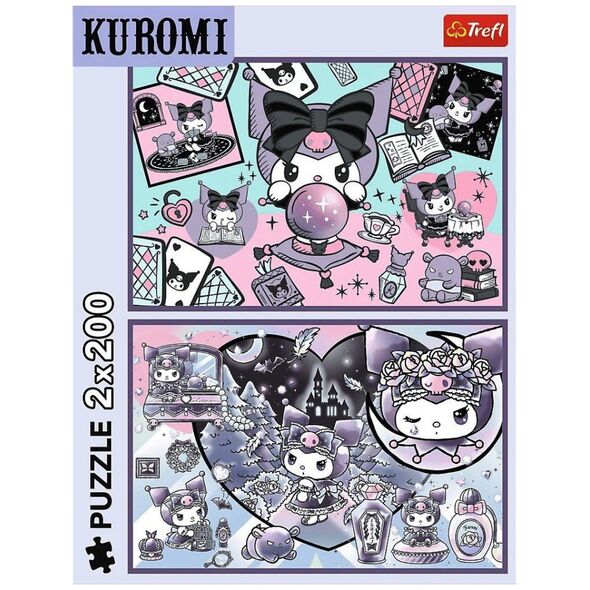 Παζλ 2x200 κομμάτια Kuromi psoty Hello Kitty Trefl