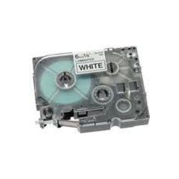 Brother Λαμιναρισμένη Ταινία/Λευκό-Μαύρο 9mm για P-Touch (MK221BZ)