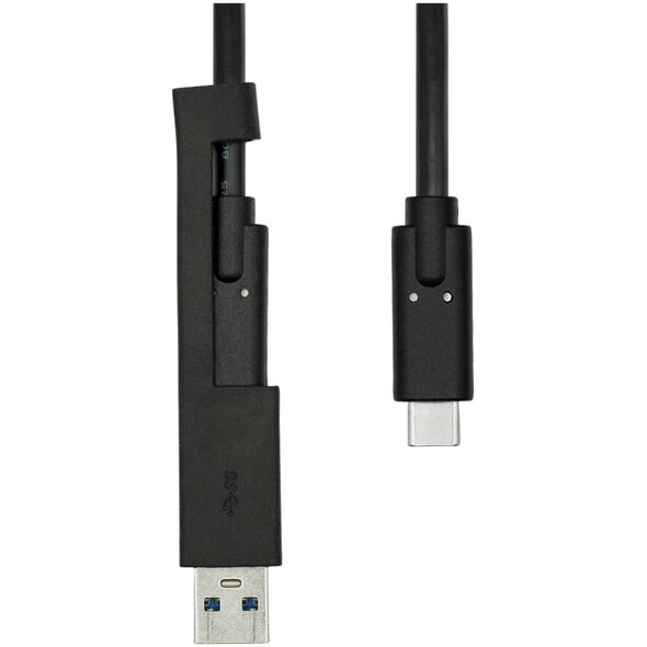 Καλώδιο USB ProXtend USB-A + USB-C - USB-C 1 m Μαύρο (USBCWA-001)