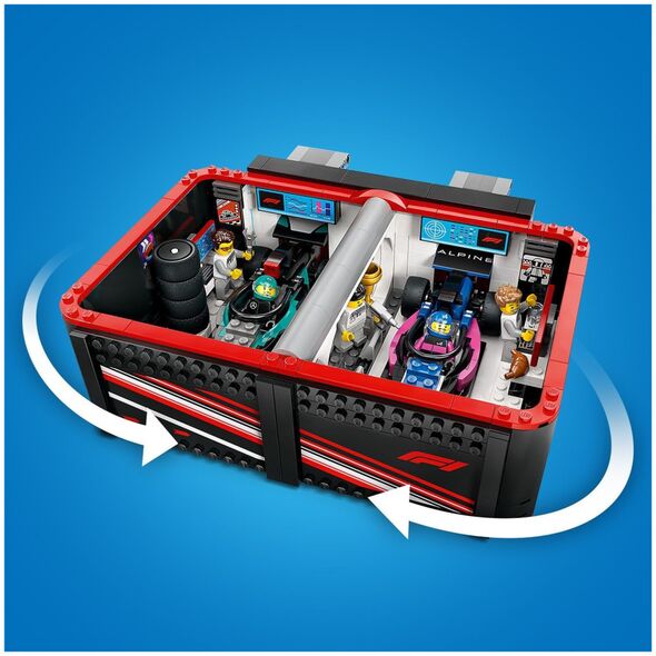 Γκαράζ και μονοθέσια Mercedes-AMG και Alpine City F1® (60444)