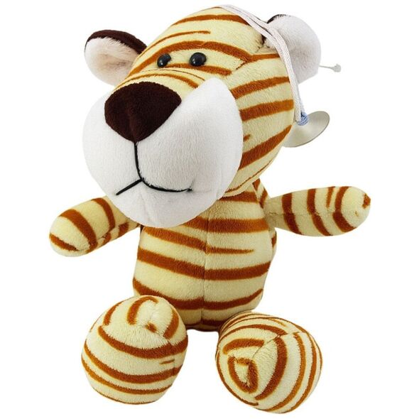 Λούτρινο Λούτρινο Τίγρης με Βεντούζα Κρεμ 23 x 12 cm EDUKAMP