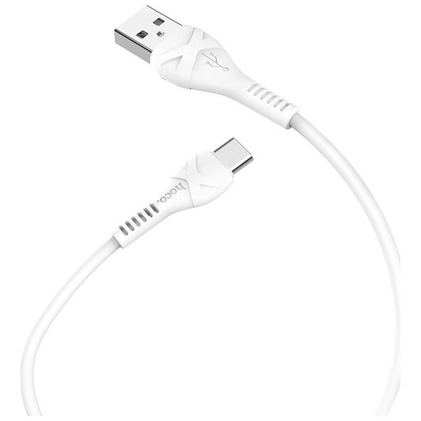 Καλώδιο USB Hoco USB-A - USB-C 1 m Λευκό (6931474710512)