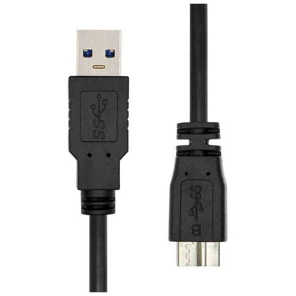 Καλώδιο USB ProXtend USB-A - micro-B 0.5 m Μαύρο (JAB-7467615)