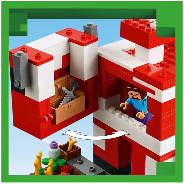 Minecraft Σπίτι Μανιταροαγελάδας (21270)