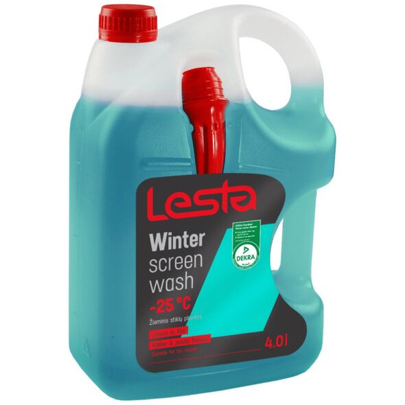 Υγρό καθαρισμού παρμπρίζ χειμώνα LESTA, -25°C, με χωνί, 4 l