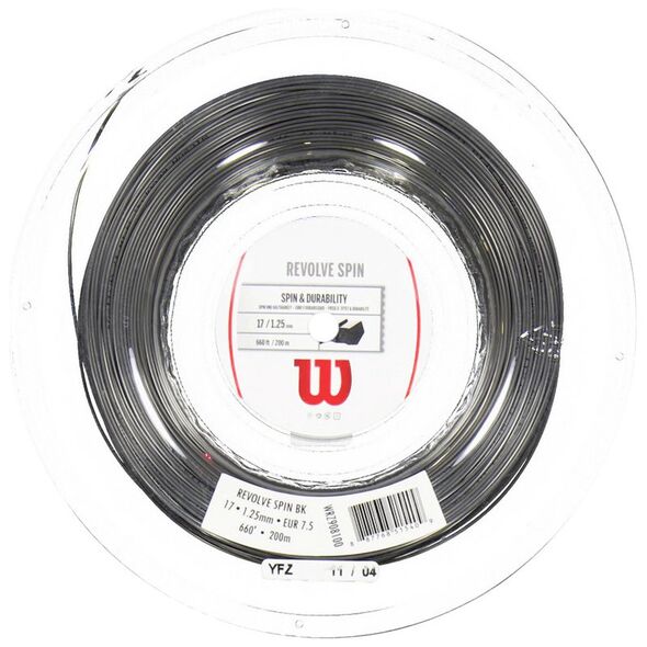 Wilson Revolve Spin String Reel, Μαύρο, 17/1.25 mm