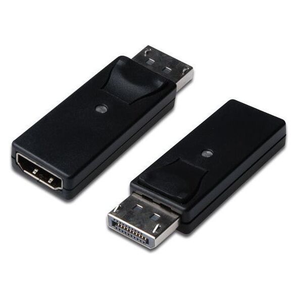 Προσαρμογέας AV Digitus DisplayPort - HDMI μαύρο (AK-340602-000-S)
