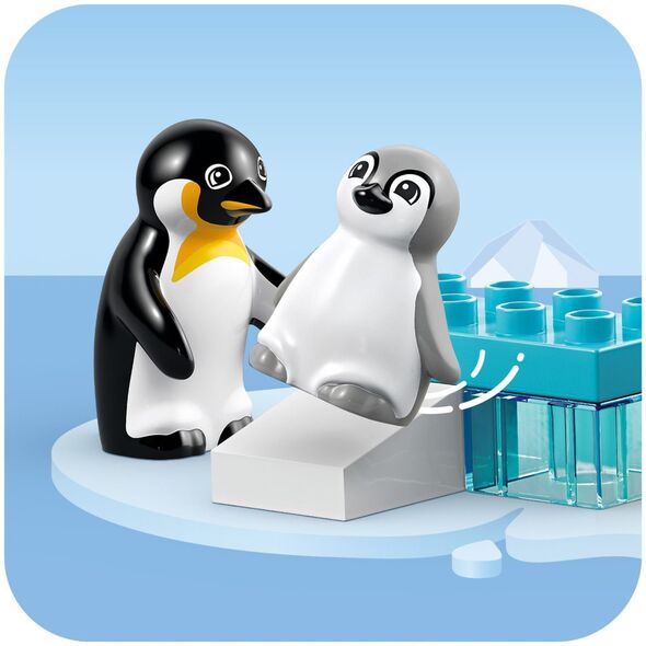 Duplo Άγριες Οικογένειες Ζώων: πιγκουίνοι και λιοντάρια (10442)