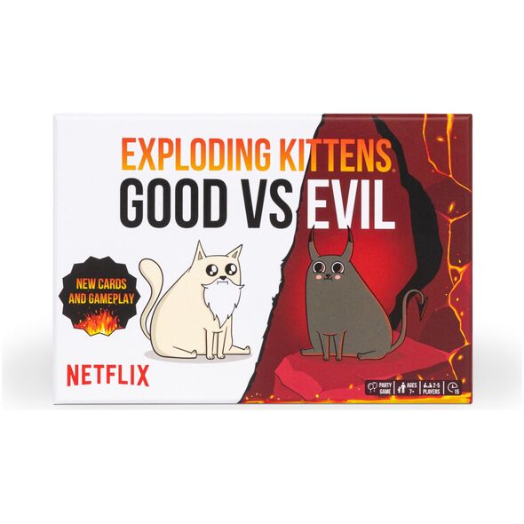 Exploding Kittens Good vs Evil Nordic card game