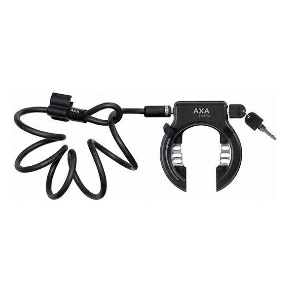 Κλειδαριά δακτυλίου AXA AXA Solid Plus και καλώδιο Newton 150 plug in