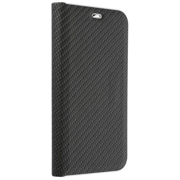 Kabura Forcell LUNA Book Carbon για SAMSUNG A13 4G μαύρο