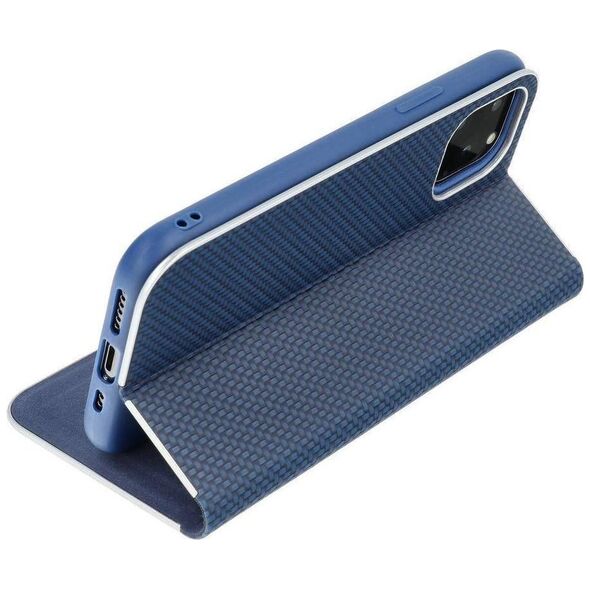 Θήκη Forcell LUNA Book Carbon για SAMSUNG A13 4G μπλε