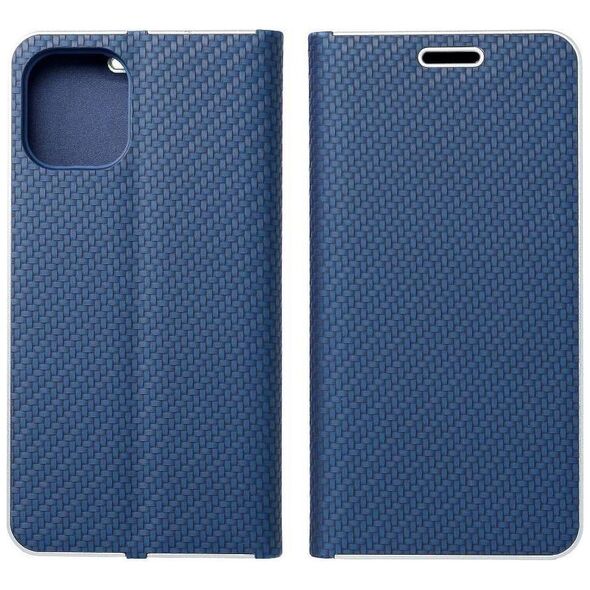 Θήκη Forcell LUNA Book Carbon για SAMSUNG A13 4G μπλε