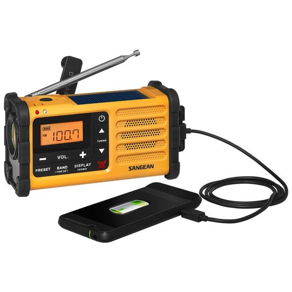 Ραδιόφωνο Sangean Sangean MMR-88 DAB+ κίτρινο Ραδιόφωνο Έκτακτης Ανάγκης/Χειροκίνητο/Ηλιακό (MMR-88DAB+) - 297369