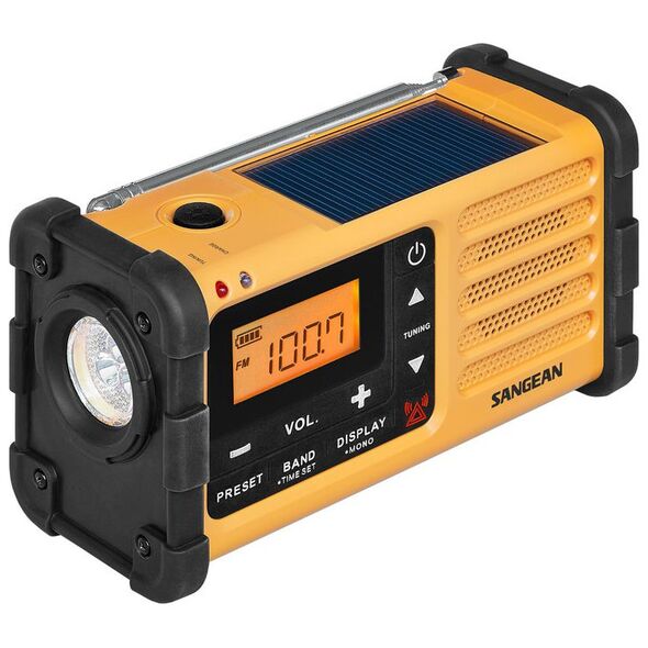 Ραδιόφωνο Sangean Sangean MMR-88 DAB+ κίτρινο Ραδιόφωνο Έκτακτης Ανάγκης/Χειροκίνητο/Ηλιακό (MMR-88DAB+) - 297369