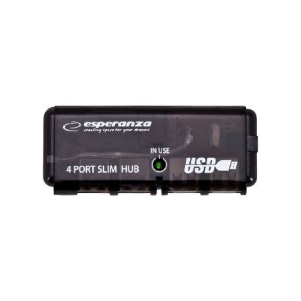 HUB USB Esperanza 4x USB-A 2.0 (EA-112)