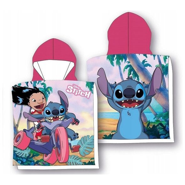 Ποντσο πετσέτα από βαμβάκι Disney Lilo & Stitch