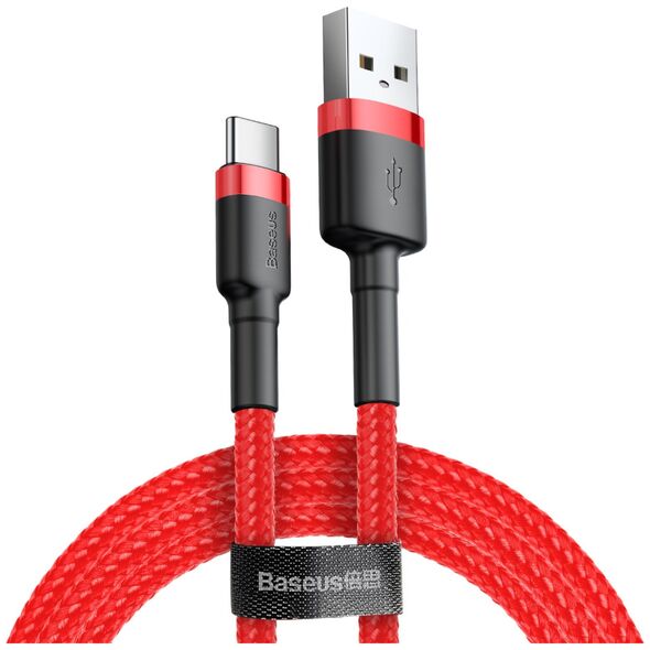 Καλώδιο USB Baseus USB-A - USB-C 0.5 m Κόκκινο (CATKLF-A09)