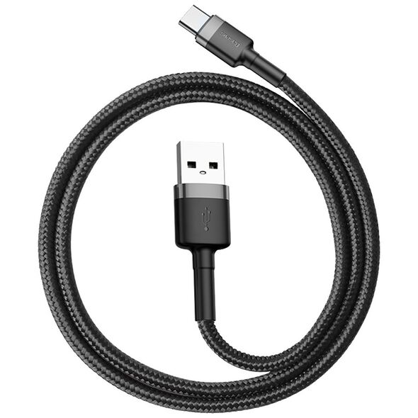 Καλώδιο USB Baseus USB-A - USB-C 0.5 m Μαύρο-γκρι (CATKLF-AG1)