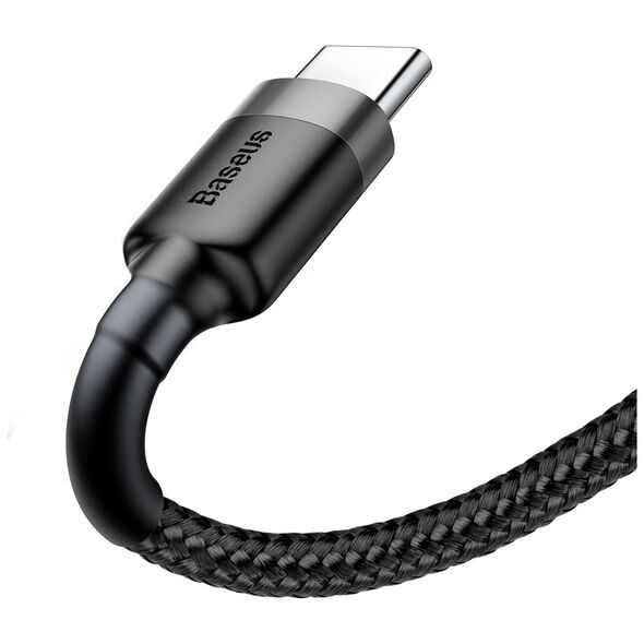 Καλώδιο USB Baseus USB-A - USB-C 2 m Μαύρο-γκρι (CATKLF-CG1)