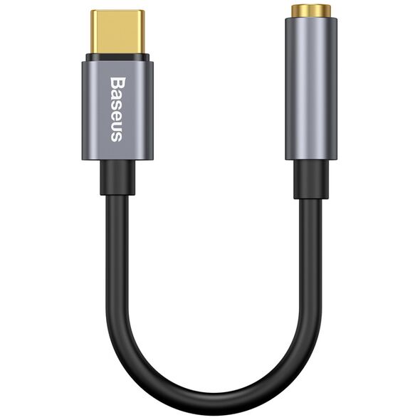 Προσαρμογέας USB Baseus L54 USB-C - Jack 3,5mm Γκρι (CATL54-0G)