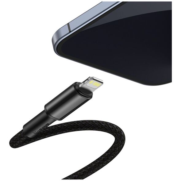 Καλώδιο USB Baseus USB-C - Lightning 1 m Μαύρο (CATLGD-01)