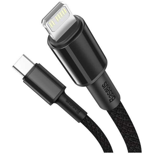 Καλώδιο USB Baseus USB-C - Lightning 1 m Μαύρο (CATLGD-01)