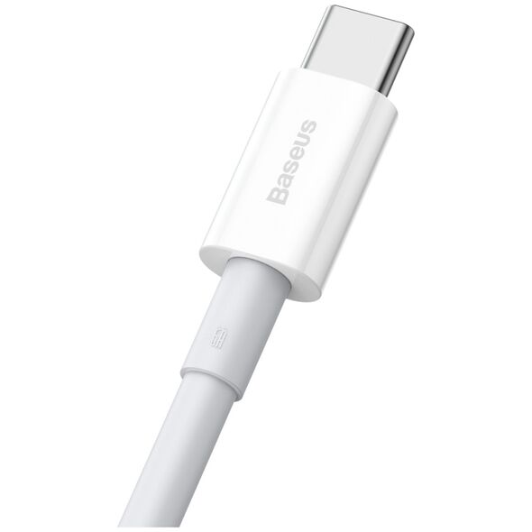 Καλώδιο USB Baseus USB-A - USB-C 1 m Λευκό (CATYS-02)