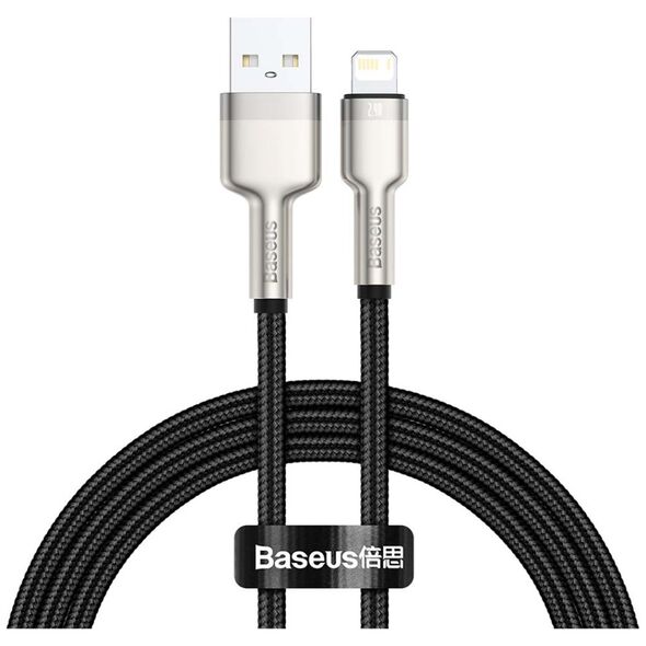 Καλώδιο USB Baseus USB-A - Lightning 1 m Μαύρο (CALJK-A01)