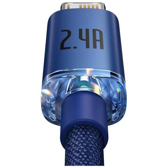Καλώδιο USB Baseus USB-A - Lightning 2 m Μπλε (BSU3025BLU)