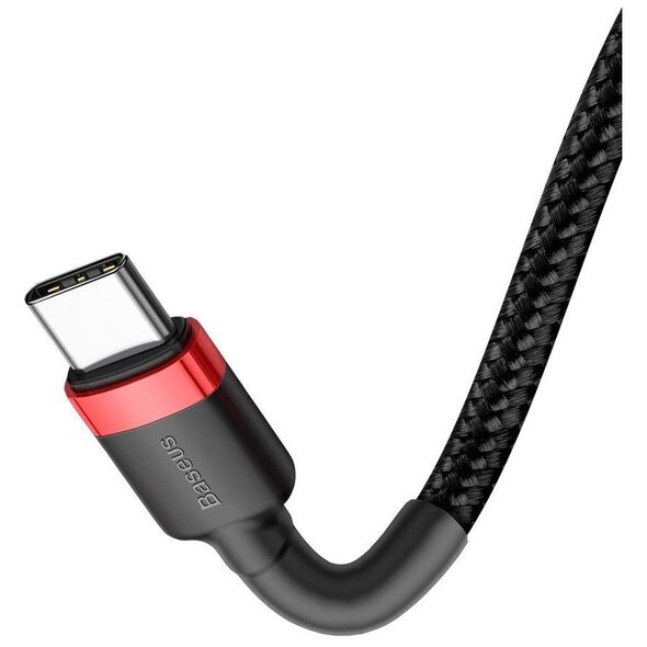 Καλώδιο USB Baseus USB-C - USB-C 2 m Μαύρο (CATKLF-H91)