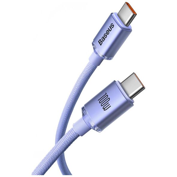 Καλώδιο USB Baseus USB-C - USB-C 2 m Μωβ (baseus_20220224134343)