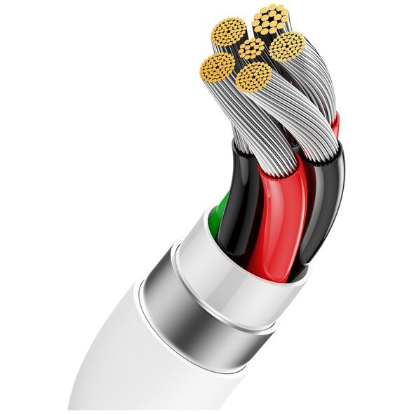 Καλώδιο USB Baseus USB-A - USB-C 0.25 m Λευκό (P10320102214-00)