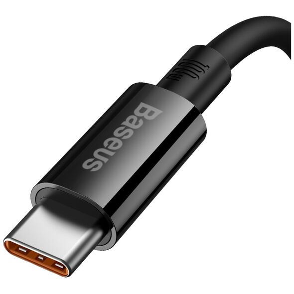 Καλώδιο USB Baseus USB-A - USB-C 1 m Μαύρο (P10320102114-00)