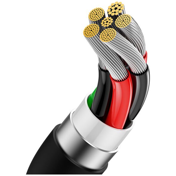 Καλώδιο USB Baseus USB-A - USB-C 1 m Μαύρο (P10320102114-00)