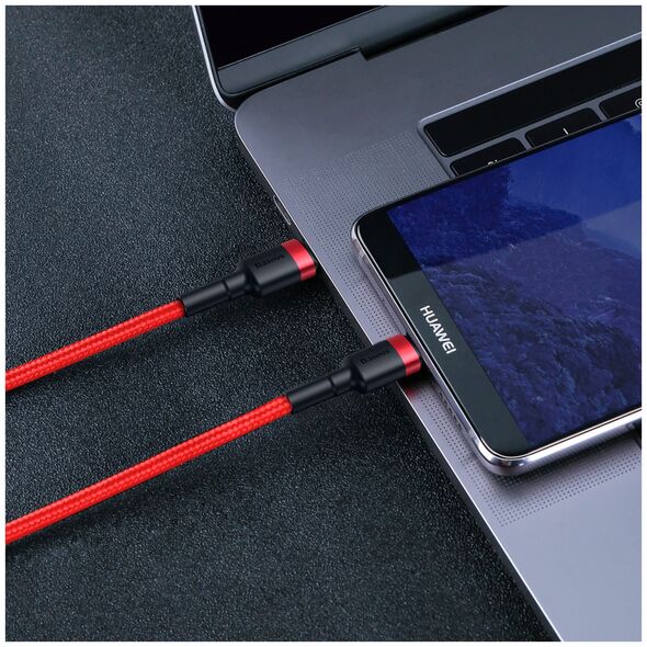 Καλώδιο USB Baseus USB-C - USB-C 2 m Κόκκινο (SB4860)